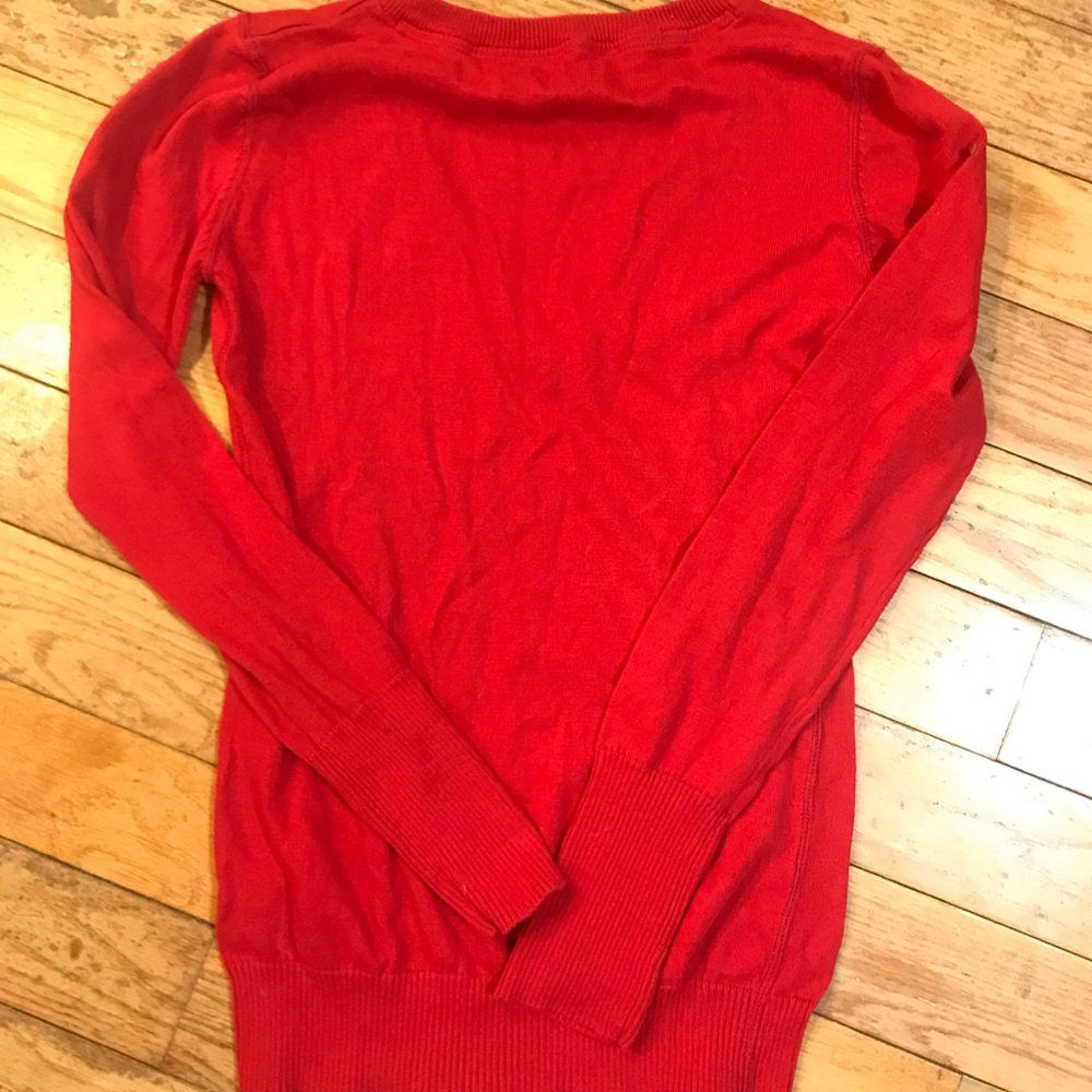 💗Aeropostale Red Sweater, M💗 - Picture 2 of 4